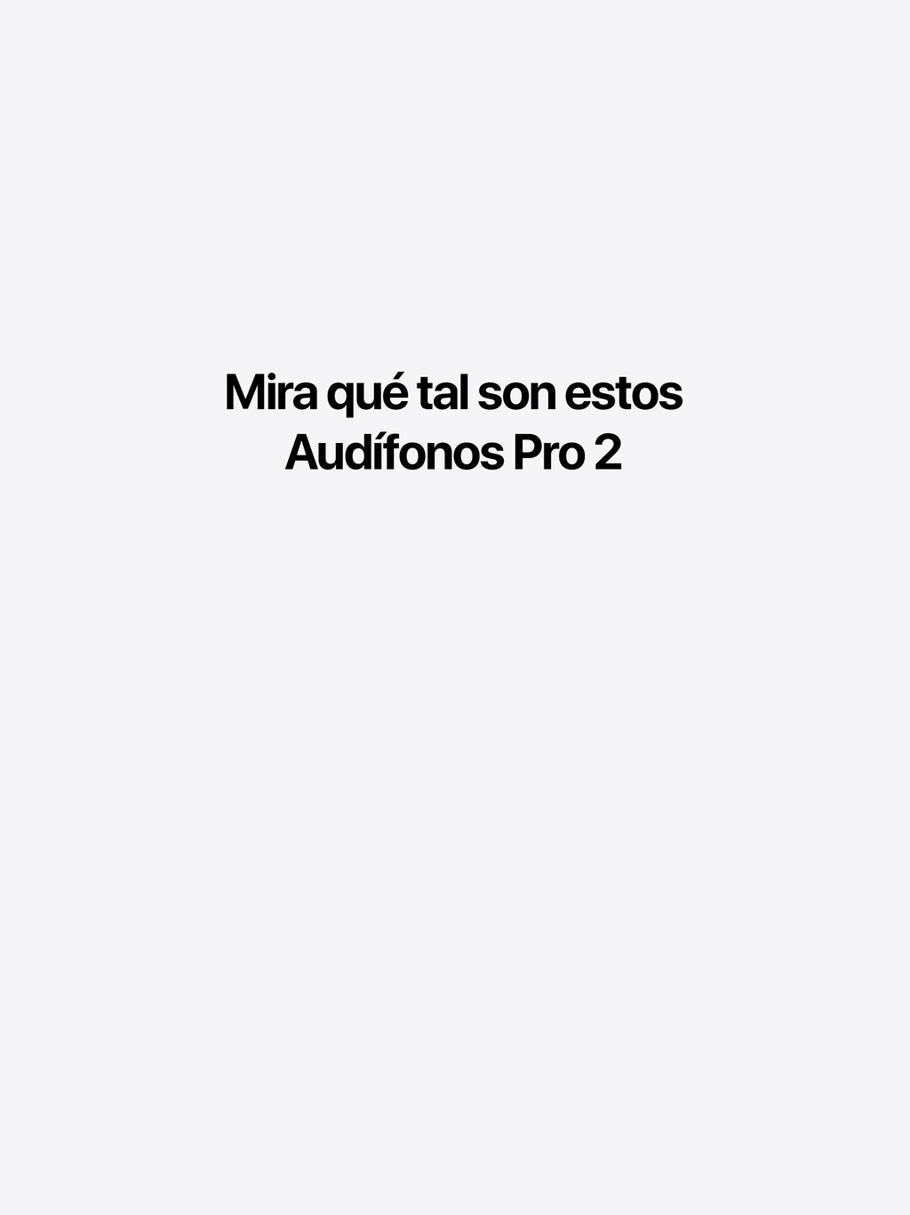 Audifonos Pro 2